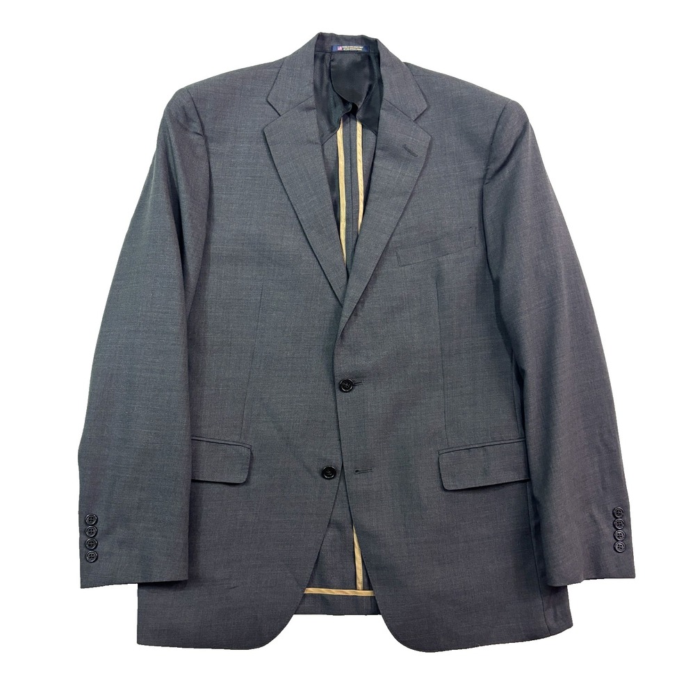 Hart Schaffner Marx 42R Smart Suit Blazer Jacket Sport Coat Soft Shoulder USA